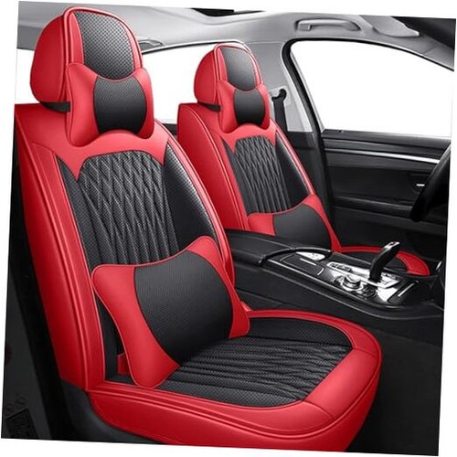Breathable Leather Car Seat Covers,5 Seats Automotive seat Covers with