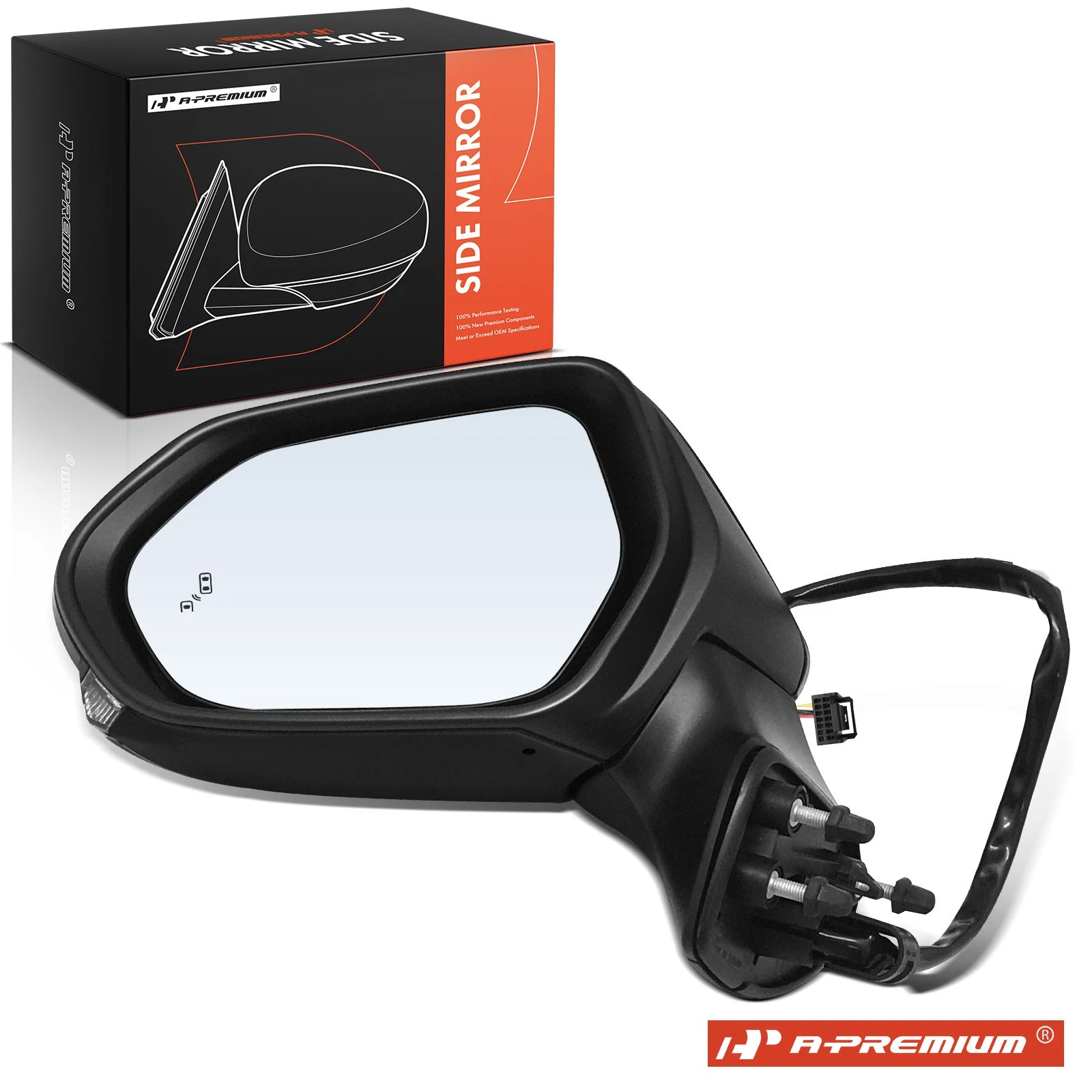 A-Premium Driver Power Mirror Manual Fold Blind Spot for Toyota Avalon 2019-2022