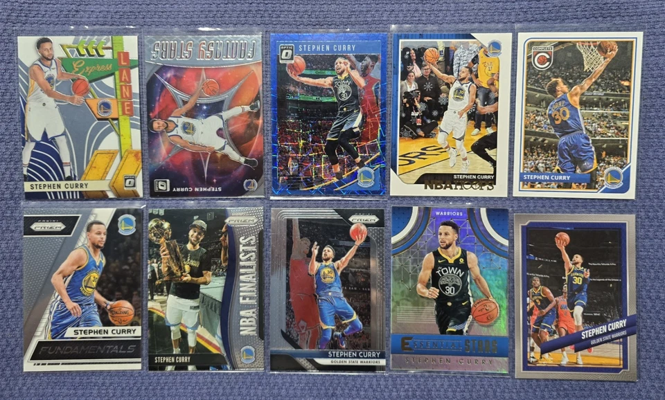 STEPHEN CURRY LOT of 10 Cards ALL Cards Are MINT or BETTER CONDITION - Image 3 of 4