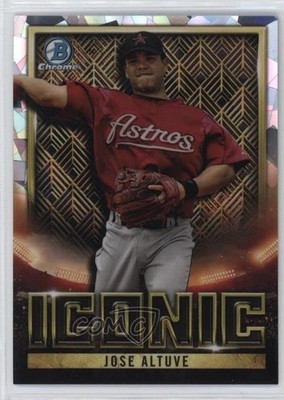 2023 Bowman Chrome Iconic Atomic Refractor 138/150 Jose Altuve #BI-15 7k8