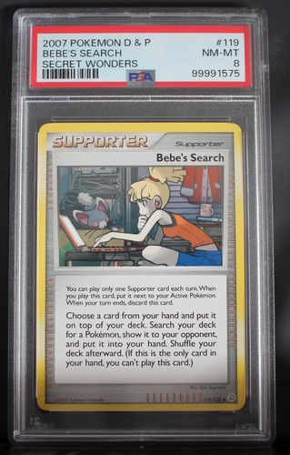 Bebe's Search graded PSA 8 for sale on eBay