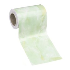 Wood Grain Wallpaper Border 4" x 16.4ft Textured Frame Sticker, Agate Green