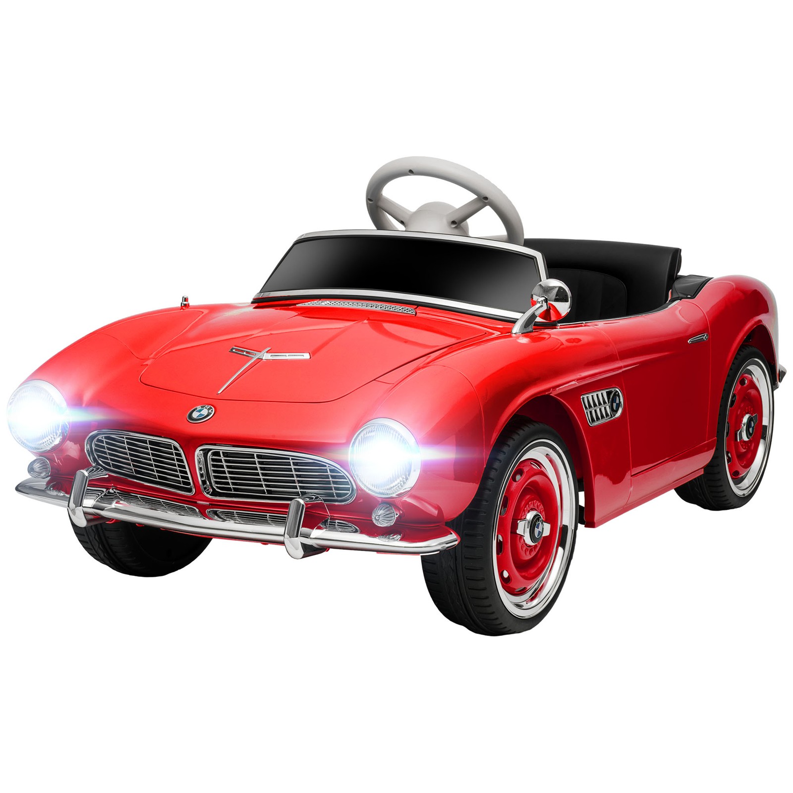 Electric Vehicle For Kids Battery Powered Toy W/ Led Headlig