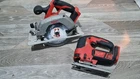 Milwaukee M18 BJS Cordless Jigsaw and HD18CS Cordless Circular Saw 18v set