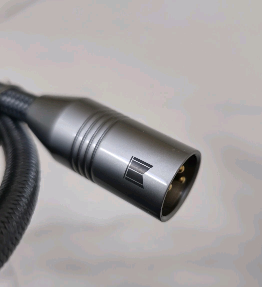 Monolith XLR Male to XLR Female Balanced Audio Cable - 1 Meter With 24K Gold ...