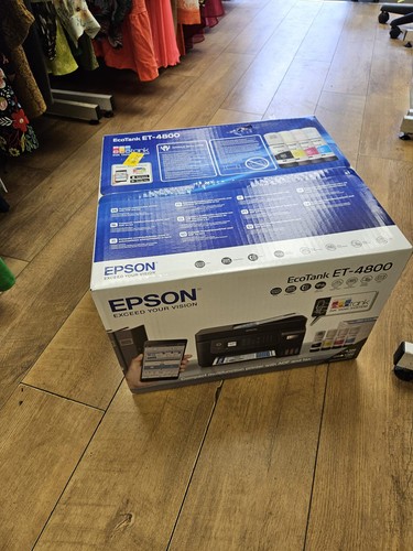 Epson EcoTank ET-4800 multifunction w/ ADF Printer Scanner Copy Wi-Fi Sealed - 第 4/6 張圖片