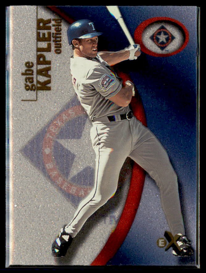 2001 Fleer E X #17 Gabe Kapler Texas Rangers