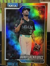 2026 Topps Series One Ronny Henriquez Miami Marlins #290 Serial Numbered /50