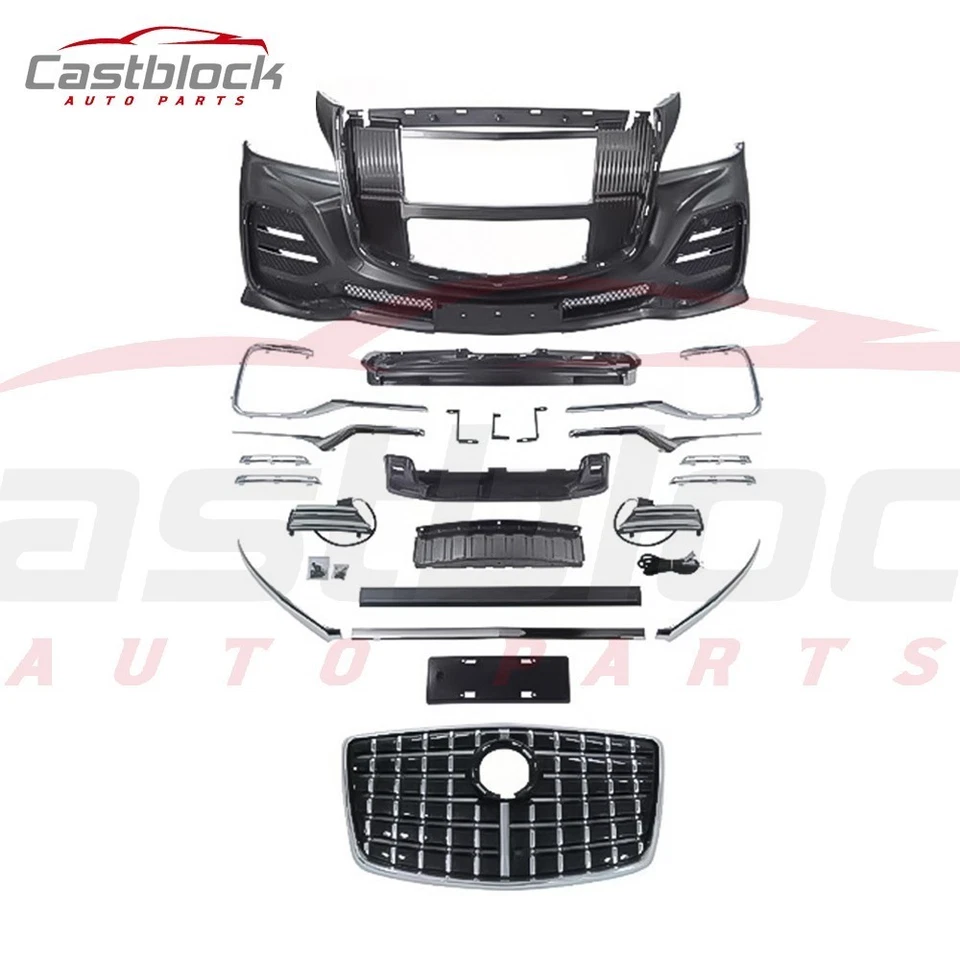 For 2014~2019 Mercedes-Benz Sprinter 2500 W906 Upgrade Front Bumper Body Kit - Image 2 of 3