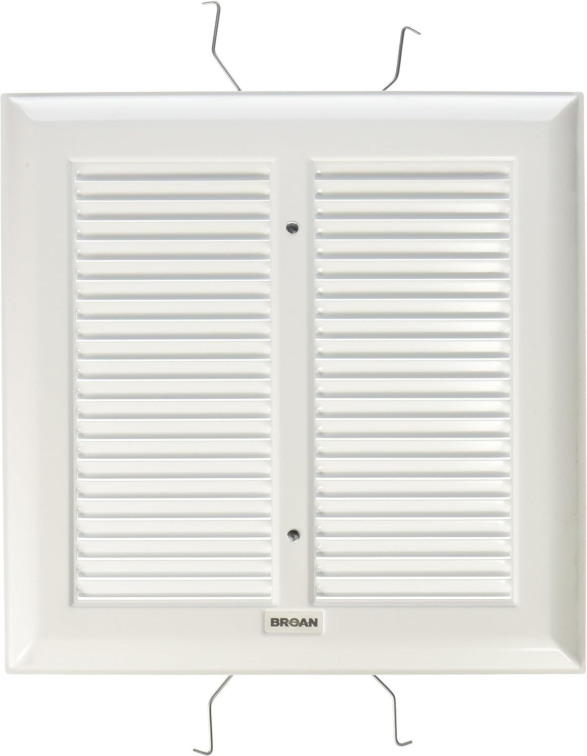 Broan S97011308 Spring Mounted Bathroom Fan Cover/Grille Assembly, White - NEW