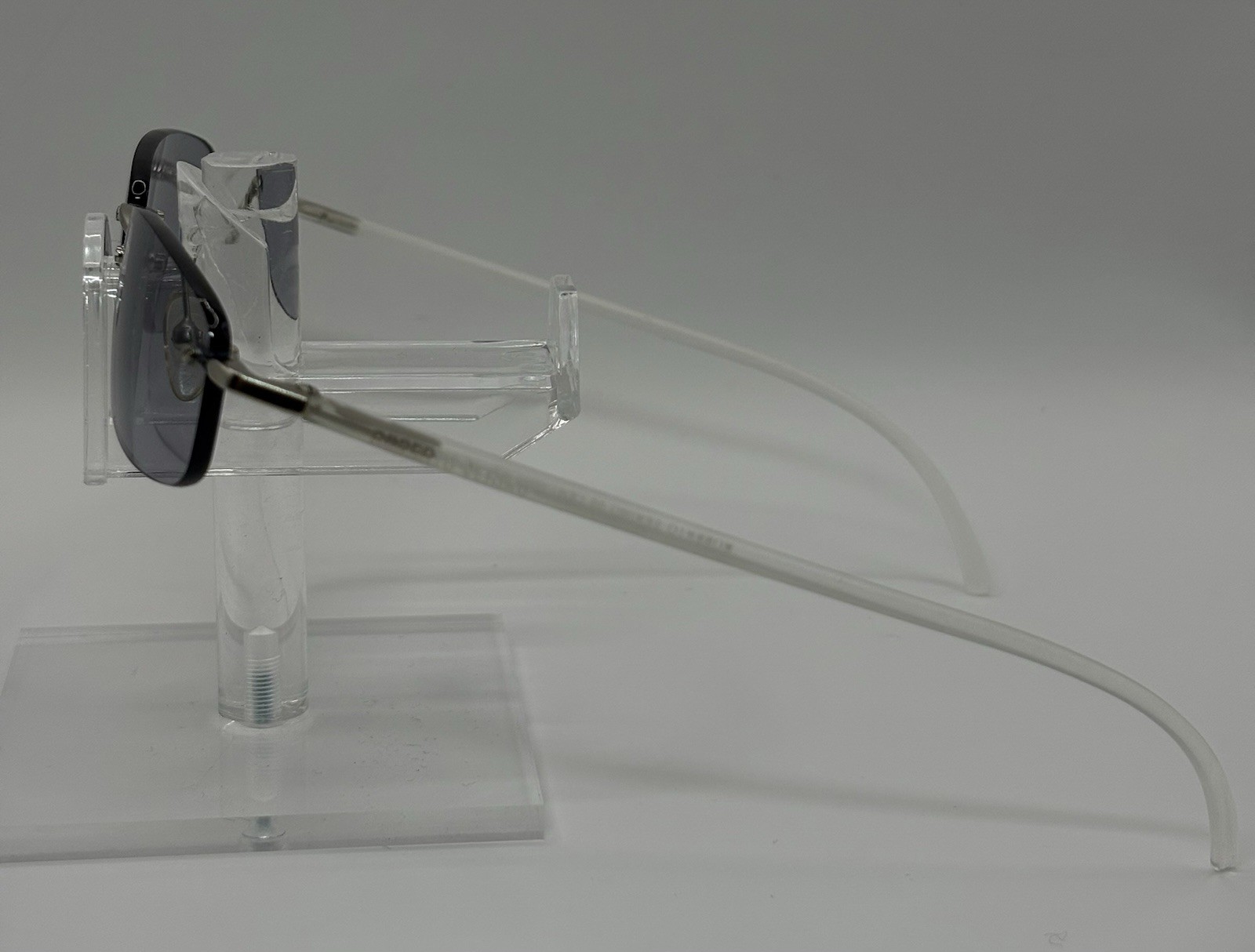 Roberto Verino Rimless Rectangular Sunglasses Gra… - image 3