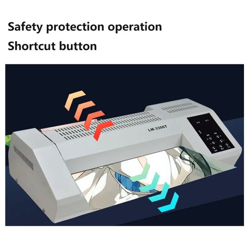 Photo Laminating Machine 6Rubber Rollers A3 Plastic Sealing Machine LM-3306T - 第 5/9 張圖片
