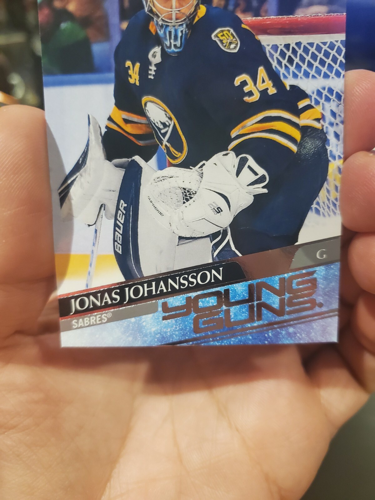 Jonas Johansson 202021 UD Young Guns eBay