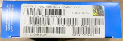 Intel BX80633I74820K SR1AU Core i7-4820K Processor 10M Cache, up to 3.90 GHz NEW
