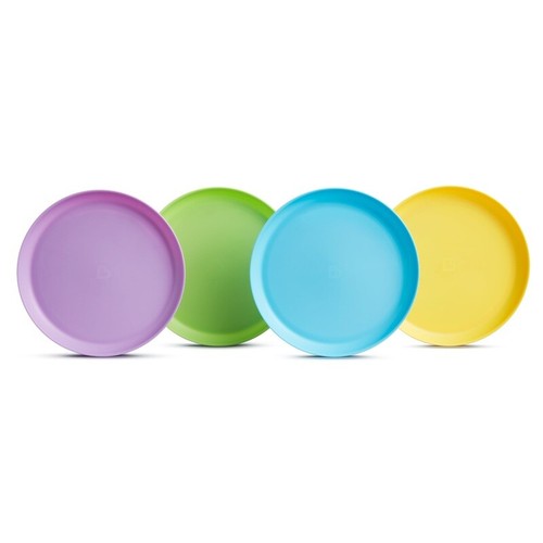 12 Piece Toddler Multi Dining Set Stackable Plates Bowls Cups BPA Free Feeding - Picture 4 of 6