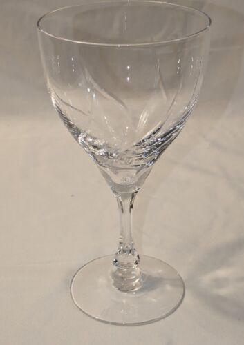 Vintage 4 Fostoria Chapel Bells Water/Ice Tea Cut Swirl Crystal Stemware 6⅞"x3¾ - Picture 2 of 12