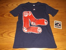 BOSTON RED SOX MAJESTIC MLB YOUTH COOPERSTOWN COLLECTION SHIRT MEDIUM 10/12