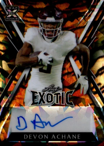 2023 Leaf Exotic De'Von Achane #BA-DA1