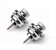 Chrome Flat Head Skidproof Strap Locks Heavy Duty