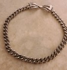 Vintage Chain Link Choker Necklace Biker Steampunk Rocker — photo 1