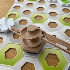 Gravitrax compatible Spiral slide with 2 x rail bridges