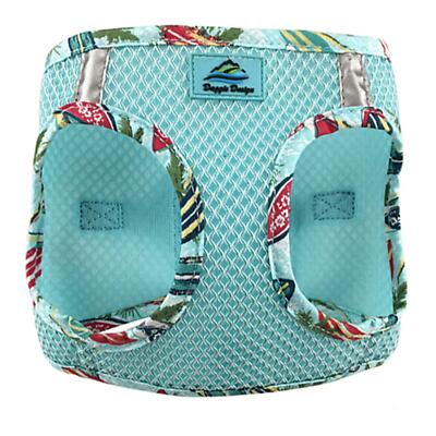 No Choke Dog Harness Doggie Design Hawaiian Trim Choke Free - Size X-Small NEW