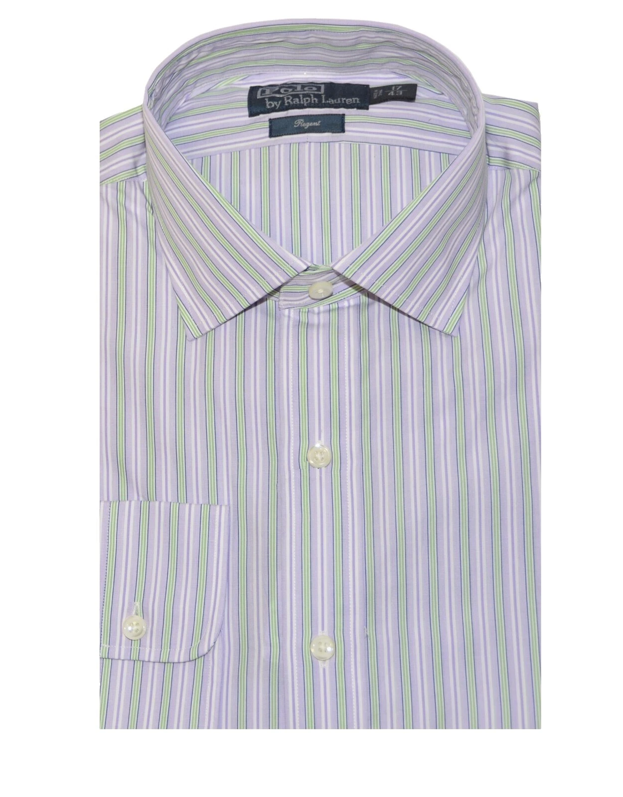 100% Polo Ralph Lauren Camisas de vestir a rayas de algodón para hombres