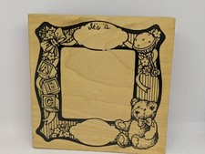 It's a ... Frame -Wood / Rubber Stamp by PSX 4.5 x 4.5