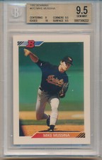 1992 Bowman Mike Mussina (HOF) (#612) BGS9.5 BGS