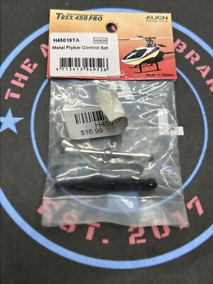 Align. T-Rex 450 Pro. H45019TA Metal Flybar Control Set