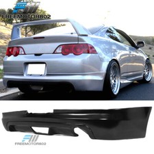 For 02-04 Acura Rsx Rear Bumper Lip Spoiler Bodykit Mug Style Unpainted Black Pu