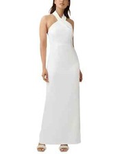 Adrianna Papell Halter-Neck Sleeveless Fitted Gown $199 Size 2 # 14B 1576 Blm