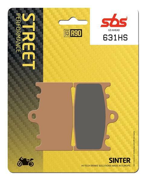 SBS 631HS Sintered Front Brake Pad For KAWASAKI ZX-6R (Ninja SBS 631HS Sintered Front Brake Pad For KAWASAKI ZX-6R (Ninja