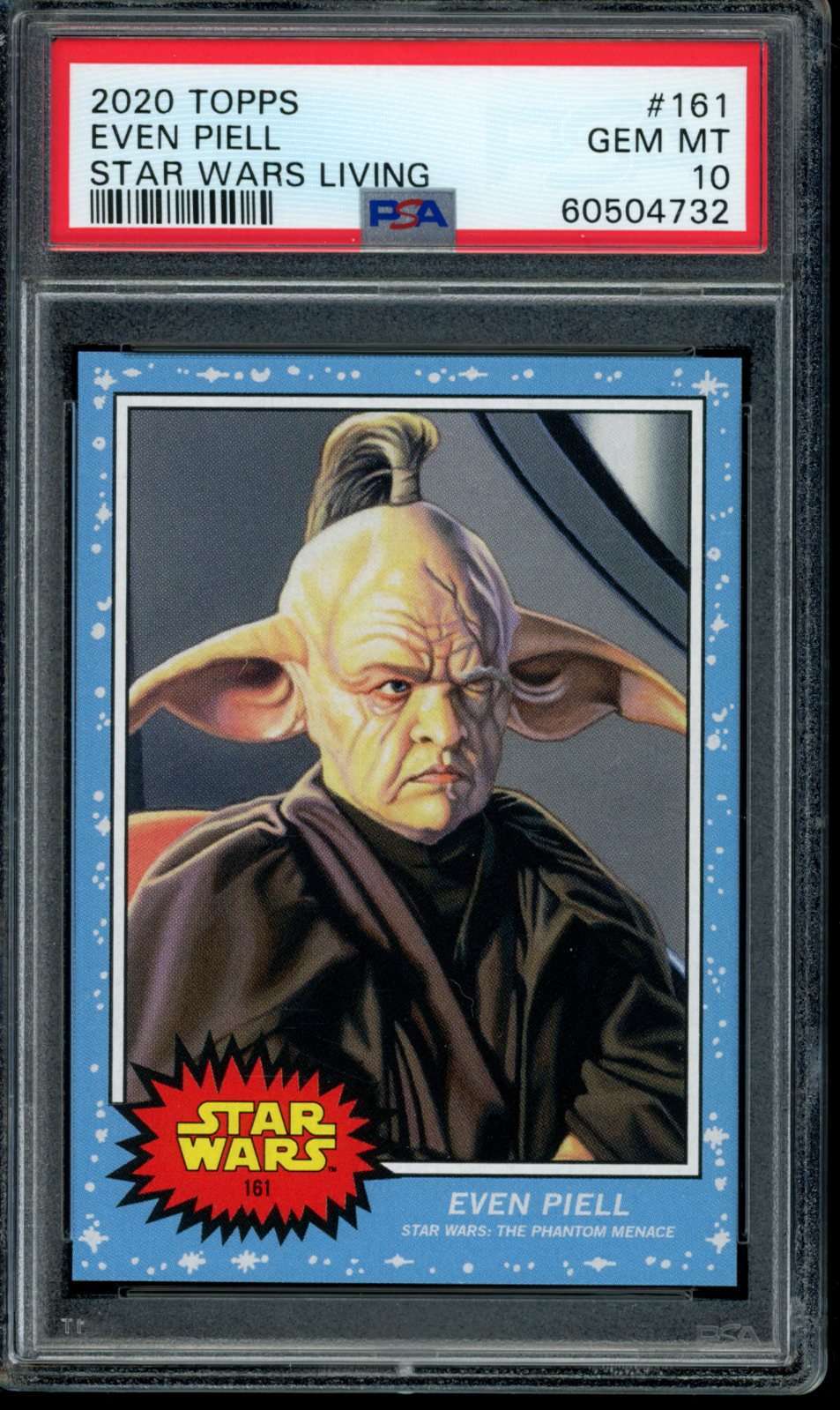 2020 Topps Living Set #161 Even Piell PSA 10 Gem Mint SP Short Print 60504732