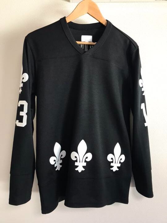 Supreme Fleur De Lis Hockey Top Jersey Box Logo Size S Black Supreme Fleur De Lis Hockey Top Jersey Box Logo Size S Black
