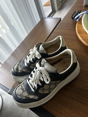 GUCCI GG Sneakers LEATHER men SIZE 8 US Style 669582 UPGB0 GUCCI GG Sneakers LEATHER men SIZE 8 US Style 669582 UPGB0