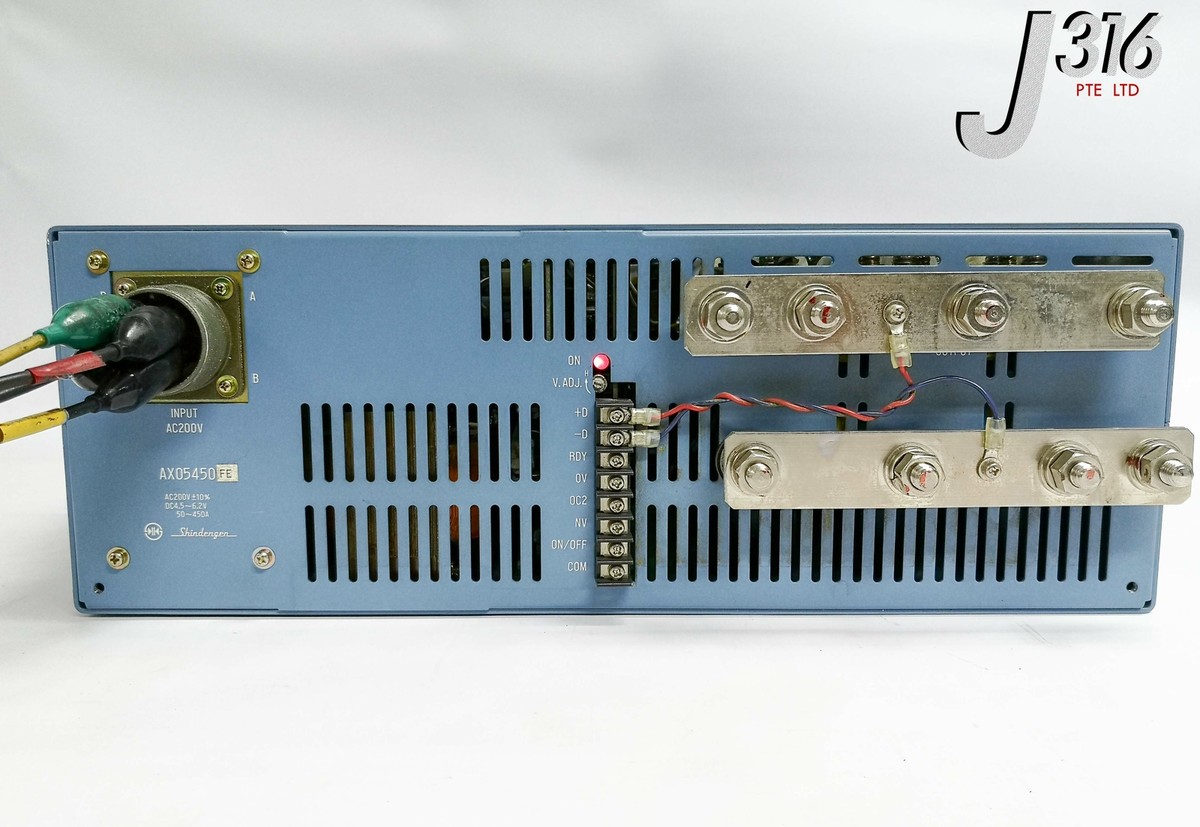 17162 SHINDENGEN ELECTRIC POWER SUPPLY, AC 200V, DC 4.5~6.2V, 50