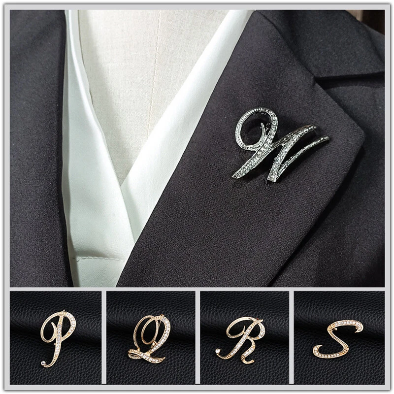 Alphabet lapel pins deals