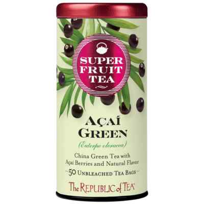 The Republic of Tea - Açaí Green SuperFruit Tea Bags