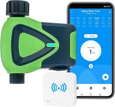 WiFi Sprinkler Timer, Smart WiFi Water Timer for Garden, Automate Water & Irrig