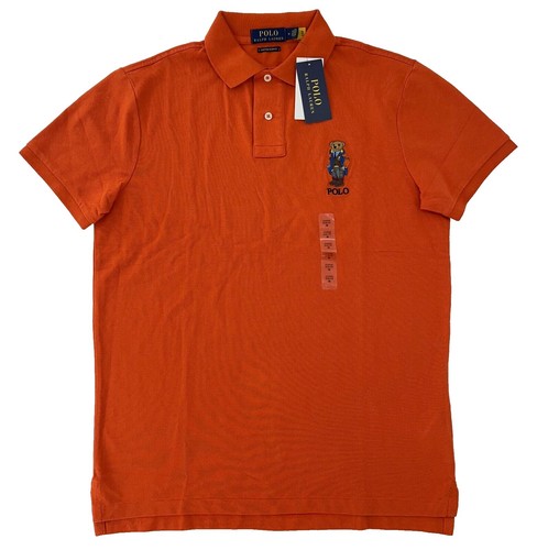 90S Polo By Ralph Lauren Orange Plaid Caldwell Open Collar Short