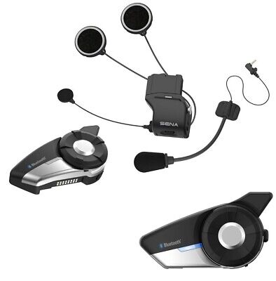 Sena 20S EVO Motorcycle Bluetooth Communication System Dual Pack | eBay
