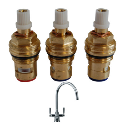 Franke Triflow Doric Ersatzventilkartuschen-Set (FR9145, FR9146)
