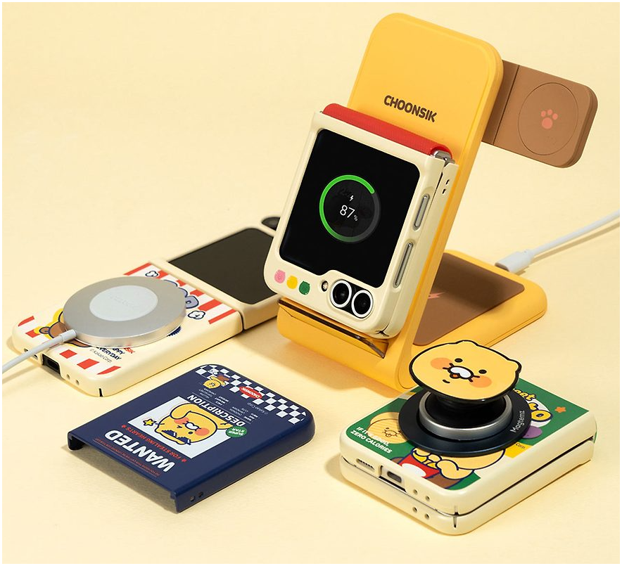 Kakao Friends Z Flip6 Snack Magnetic Case Choonsik Jelly Phone