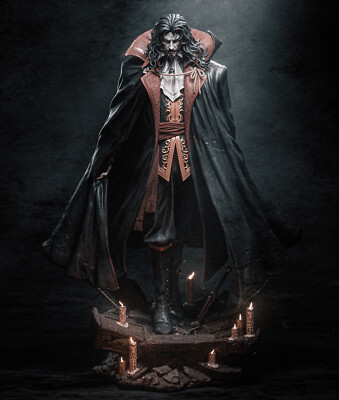 Graf Dracula, Castlevania, Vampir, Dark Lord, 3D Druck, Fan Art, Figur, UNBEMALT