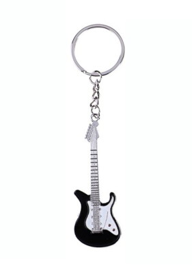 Guitar Keychain Classic Heavy Metal Electric 3'' Rock & Roll Music Player Gift