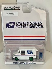 USPS Postal Delivery Van Rare Green Wheels in 1:64 scale by Greenlight