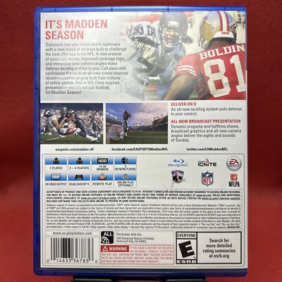 Madden NFL 15 PS4 PlayStation 4 Complete CIB | eBay