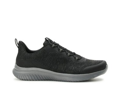 *New Athletic Works-Men's Black Memory Foam Athletic Shoes Non-marking Size  9.5