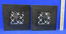 2 Pcture Frames Home Photo Photograph Black Ceramic 4x4 Easel Back Azzure